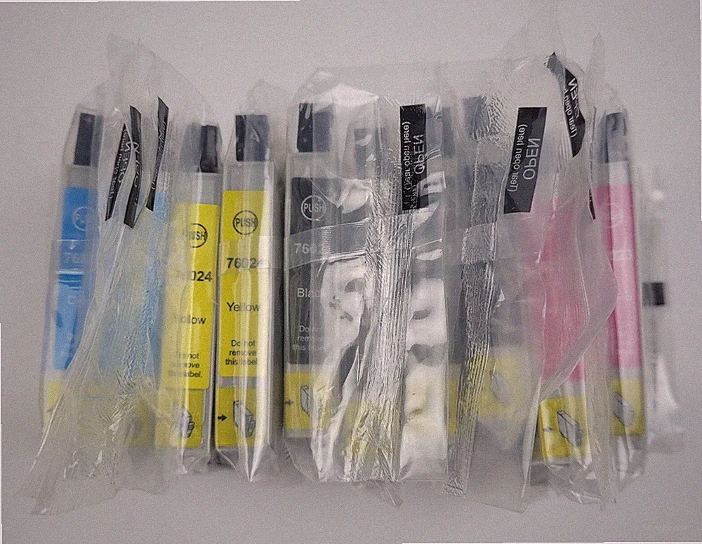 Lot Of 10 Printer Ink For Various Printers Sealed - Magenta/Black/Yellow/Cyan