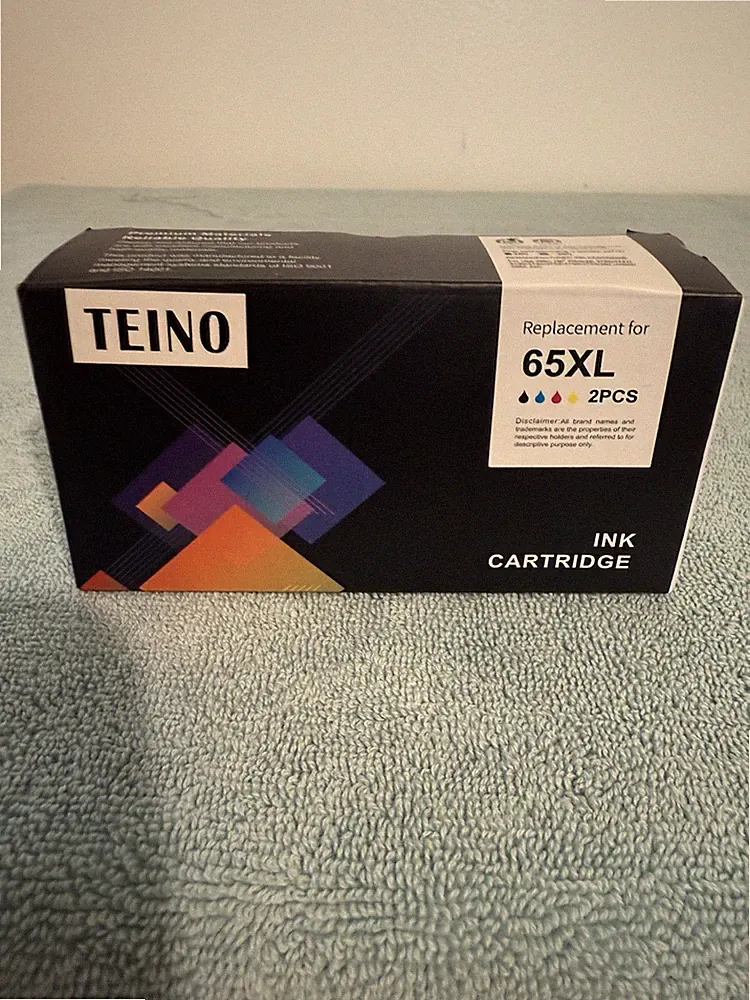 TEINO 65XL Ink Cartridges Combo Pack – Black & Color (Opened Box )